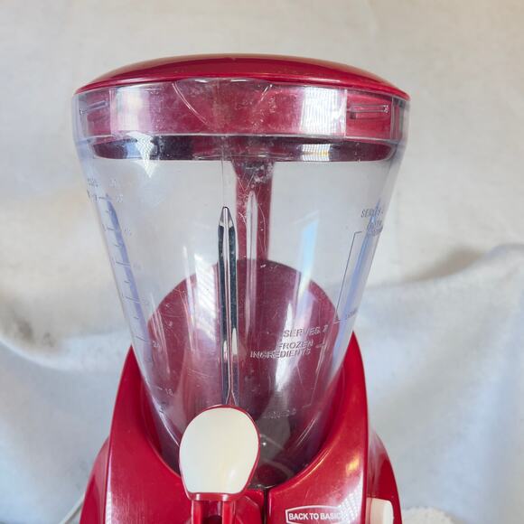 Back To Basics Smoothie Pro 600 Blender Drink Maker Dispenser Pulse Red Protein - Picture 4 of 16